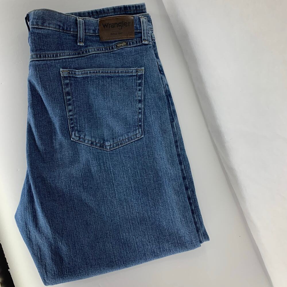 Wrangler Mens Regular Fit Jeans Size 42 30
